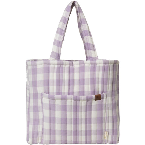Fabelab - Tote Bag - Lilac Checks -25%