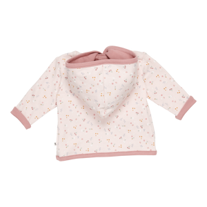 Little Dutch - Reversible jacket Dark Pink - Little Pink Flowers - 12-18m -30%