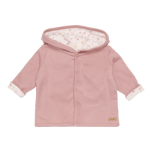 Afbeelding in Gallery-weergave laden, Little Dutch - Reversible jacket Dark Pink - Little Pink Flowers - 12-18m -30%
