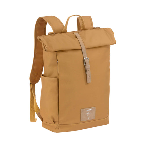 Lässig - Rolltop Backpack Diaper Bag - Curry