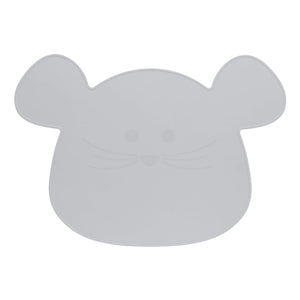 Lässig - Placemat Silicone Little Chums Mouse - Grey - SALE -30%