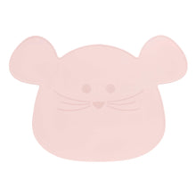 Afbeelding in Gallery-weergave laden, Lässig - Placemat Silicone Little Chums Mouse - Rose - SALE -30%