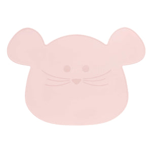 Lässig - Placemat Silicone Little Chums Mouse - Rose - SALE -30%