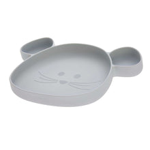 Afbeelding in Gallery-weergave laden, Lässig - Silicone Section Plate Little Chums -Grey - SALE -30%