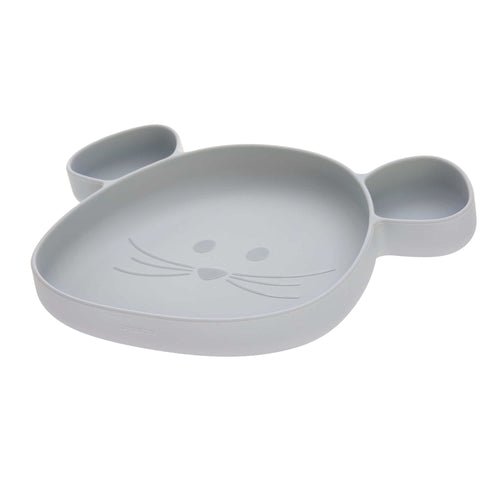 Lässig - Silicone Section Plate Little Chums -Grey -40%