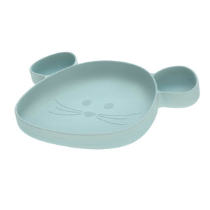 Lässig - Silicone Section Plate Little Chums - Blue - SALE -30%