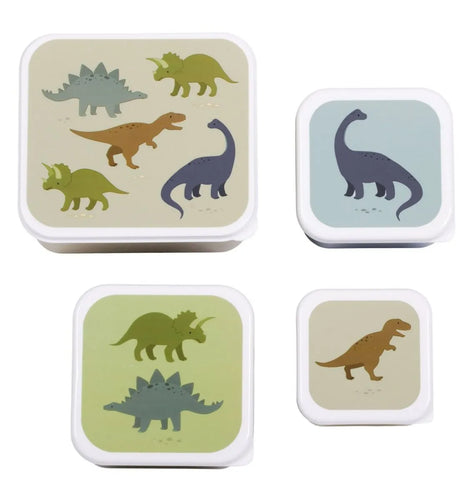 A little lovely company - Lunch & snack box set - Dinosaurussen -20%