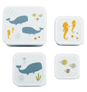 A little lovely company - Lunch & snack box set - Ocean